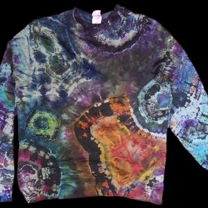 Colorful Tie-Dye Long Sleeve Shirt